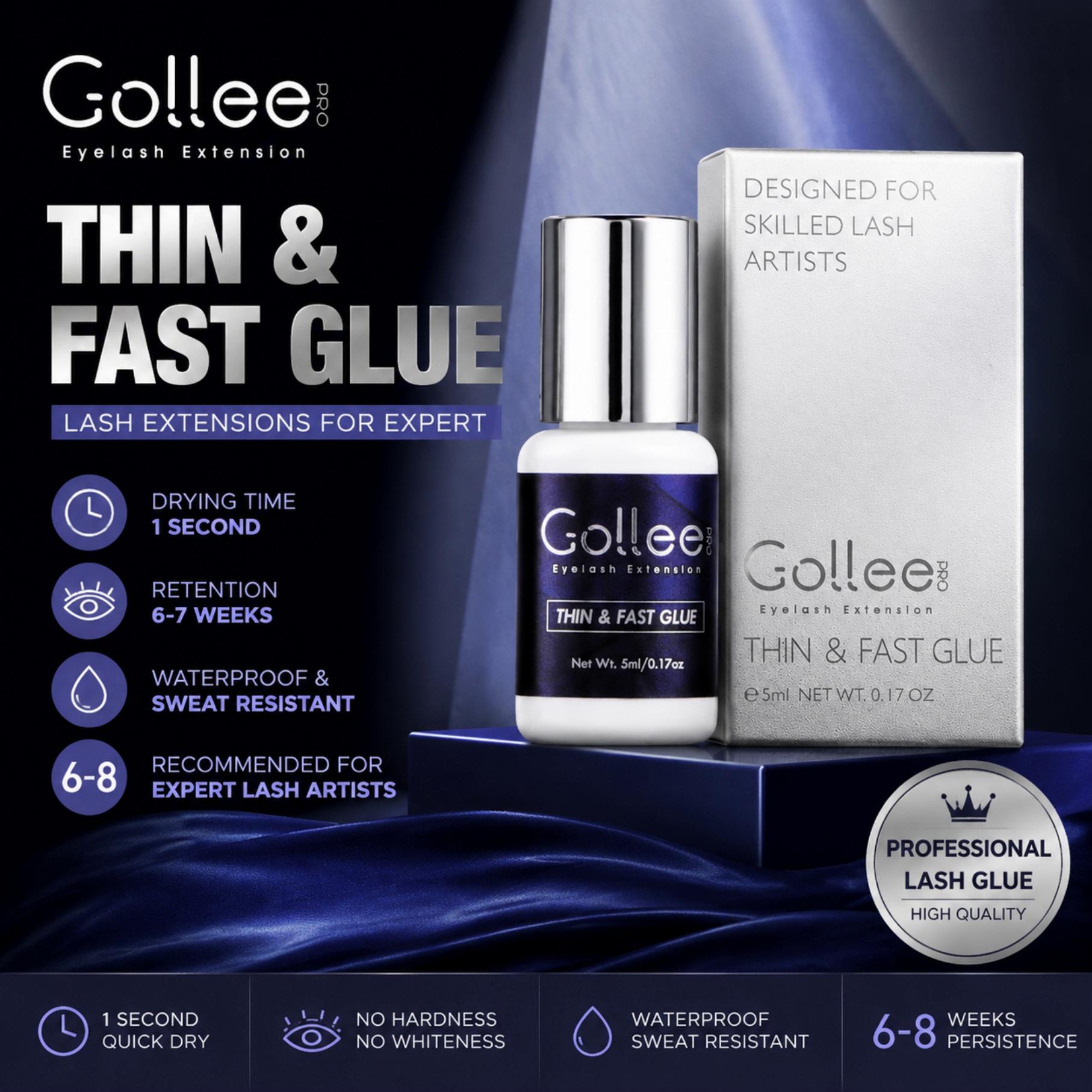 Eyelash Extension Glue For Sensitive Eyes - Gollee dla wrażliwych oczu 5ml 1S
