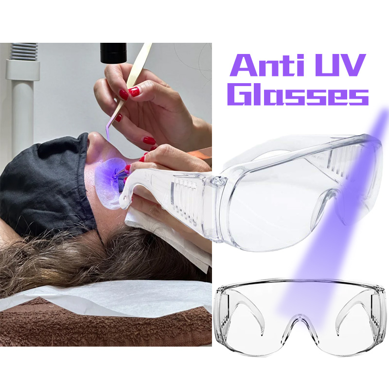 Eyelash Extension With Glasses - Okulary ochronne Uv Przedłużanie rzęs Okulary