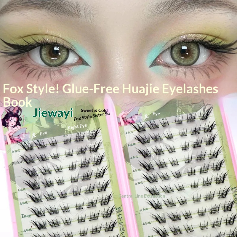 Eyelash Extension Glue For Sensitive Eyes - Wolumenowe, bezklejowe, samoprzylepne sztuczne rzęsy, efekt