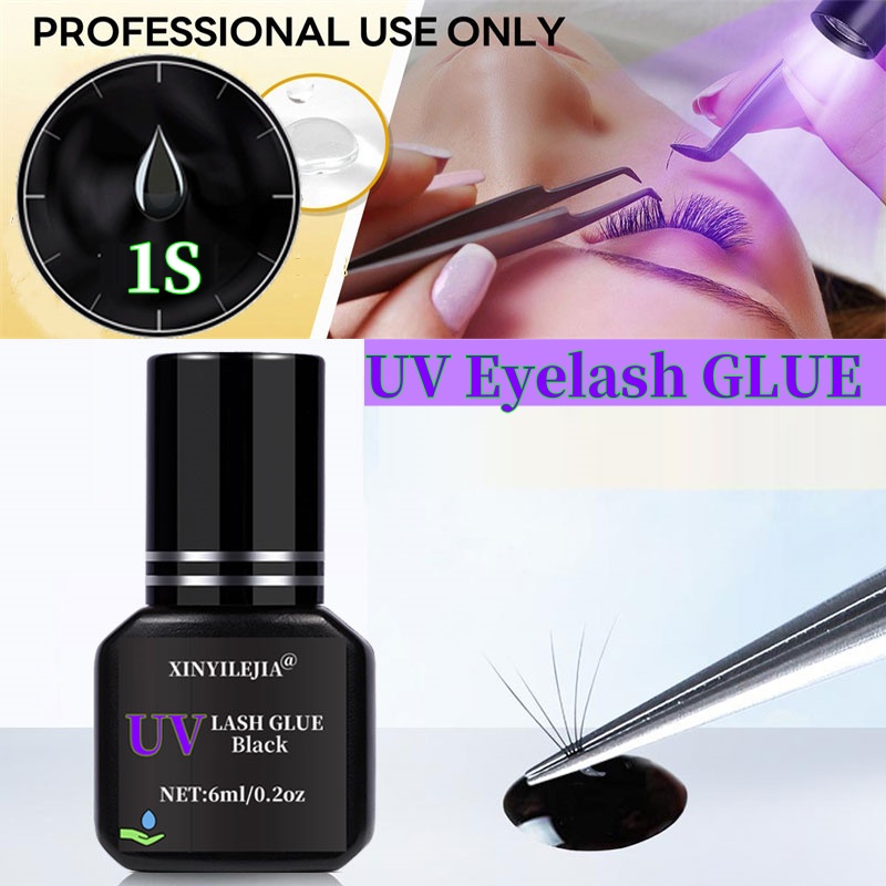 Eyelash Extension Glue For Sensitive Eyes - NOWY klej do rzęs UV 6ml