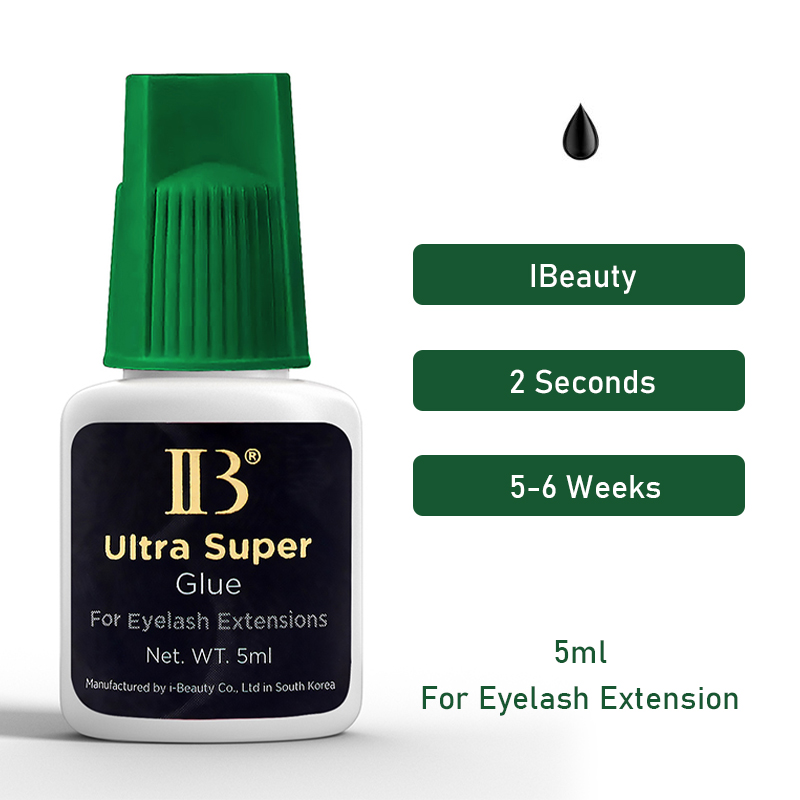 10 butelek IBeauty Ultra Super – Eyelash Extension Glue For Sensitive Eyes recenzja i cena
