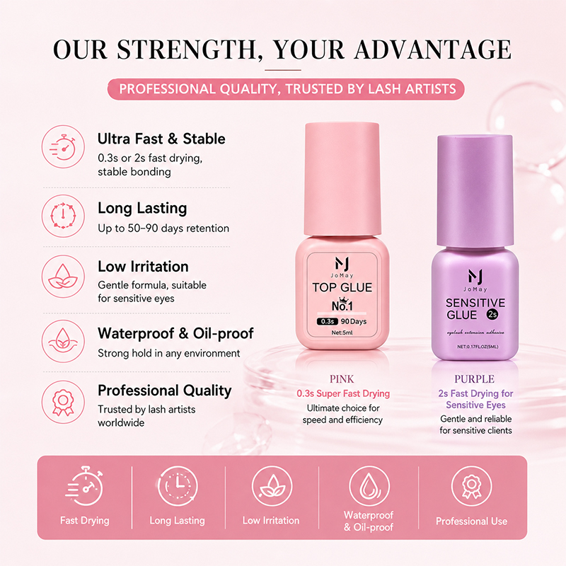 JOMAY Klej do przedłużania rzę – Eyelash Extension Glue For Sensitive Eyes recenzja i cena