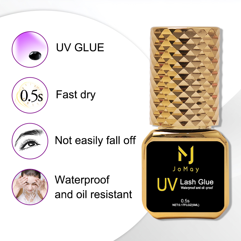 JOMAY Czarny Klej do Rzęs UV 0 – Eyelash Extension Glue For Sensitive Eyes recenzja i cena
