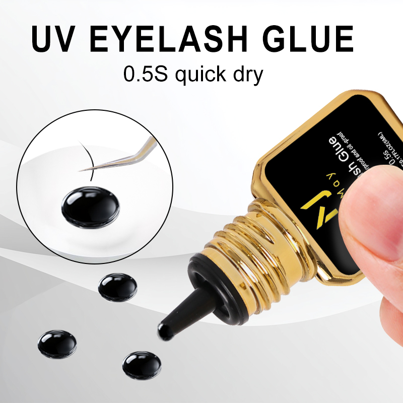 JOMAY Czarny Klej do Rzęs UV 0 – Eyelash Extension Glue For Sensitive Eyes recenzja i cena