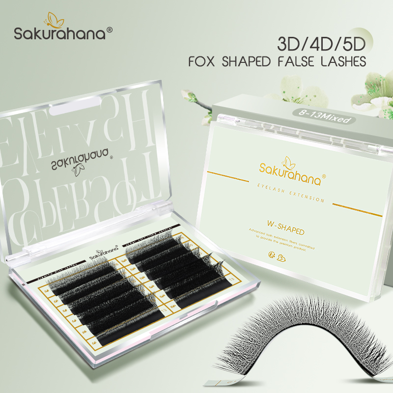 SAKURAHANA Rzęsy 3D 4D 5D w ks – Eyelash Extension Volume Cat Eye recenzja i cena