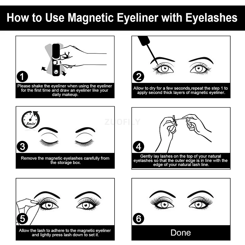 1/2 szt. Czarny Magnetyczny Ey – Eyelash Extension Glue For Sensitive Eyes recenzja i cena